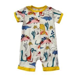PatPat Baby Dinosaur Footless One Piece Romper Pajamas NWT Size 3–6M